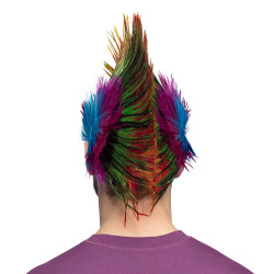 Punková dúhová parochňa s čírom